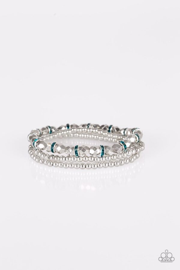 Let There BEAM Light Blue Bracelet Paparazzi