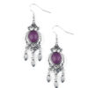 Enchantingly Environmentalist - Purple - Earring - Paparazzi