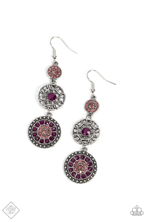 Farmhouse Hustle - Purple Paparazzi Earring