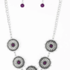 Paparazzi Necklace ~ Me-dallions, Myself, and I - Purple