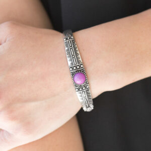 Singing Sahara - Bracelet - Purple - Paparazzi