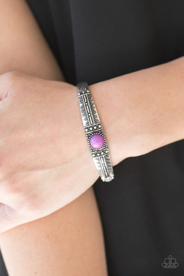 Singing Sahara - Bracelet - Purple - Paparazzi